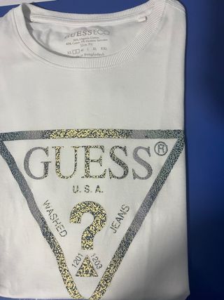 Camiseta Guess Eco Blanca Talla S