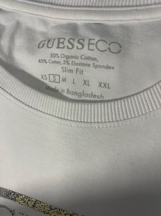 Camiseta Guess Eco Blanca Talla S