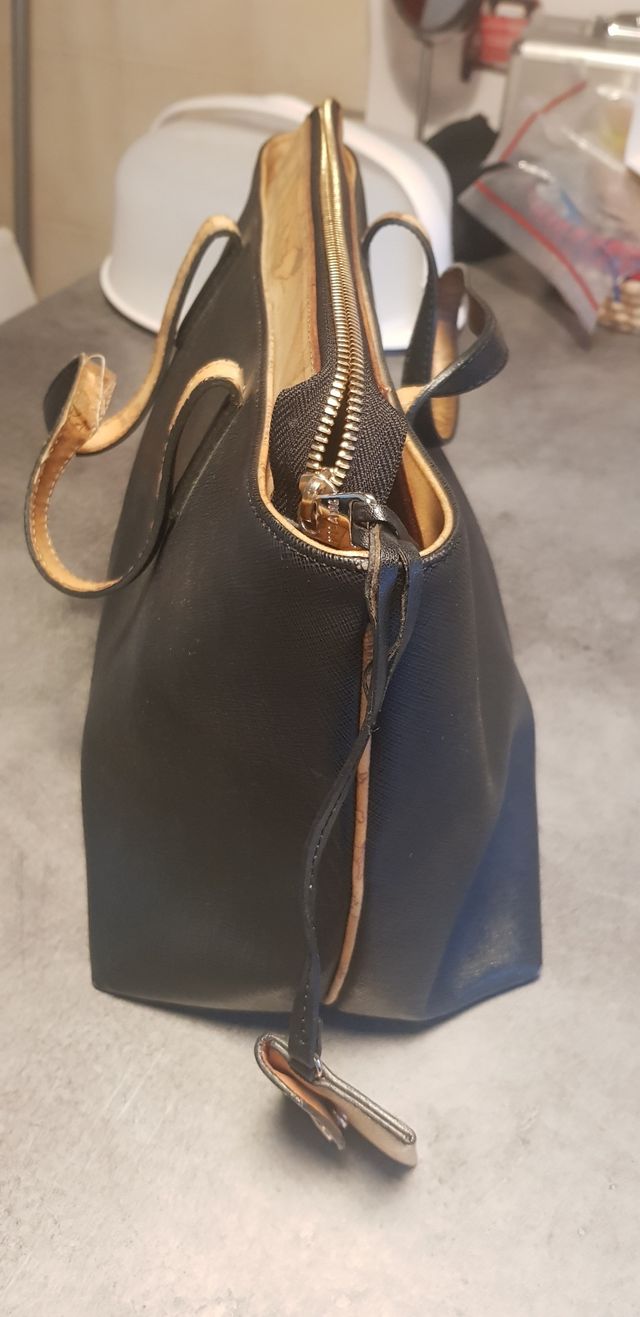 Borsa Alviero Martini Nera e Marrone