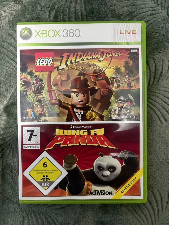 Xbox 360: Indiana Jones + Kung Fu Panda