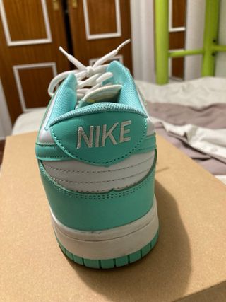 Zapatillas Nike Dunk High Teal y Blanco