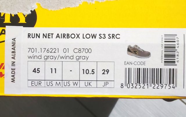 Diadora Scarpe Antinfortunistiche Beige/Marrone