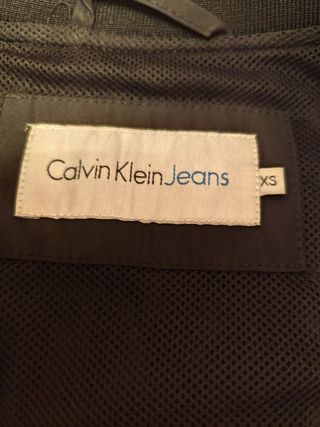 Cazadora Bomber Calvin Klein Jeans Negra Mujer