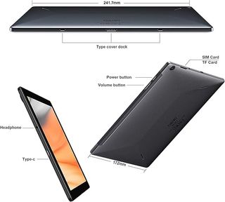 CHUWI HiPad X Tablet 128GB Dual SIM Negra.