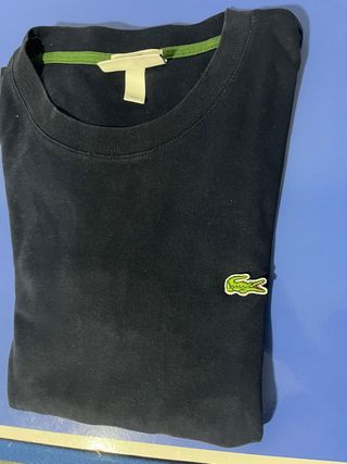 Camiseta Lacoste Negra