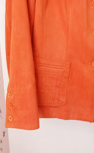 Chaqueta ante naranja talla M