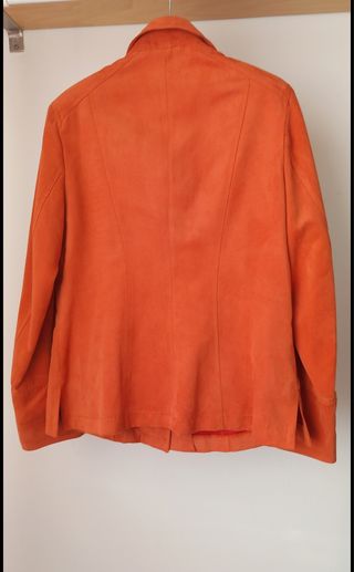 Chaqueta ante naranja talla M