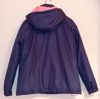Cazadora deportiva mujer azul y rosa