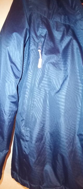 Cazadora deportiva mujer azul y rosa