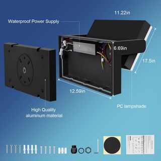 Aplique de pared exterior LED 120W