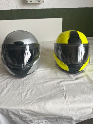 Casco Modular Moto BMW System 5 Plata. Talla 58-59