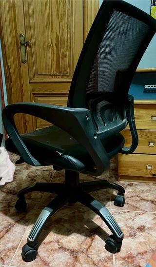 Silla de escritorio negra