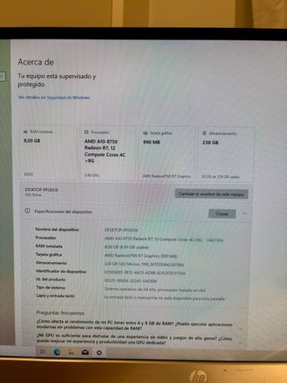 Ordenador HP Pavilion 550