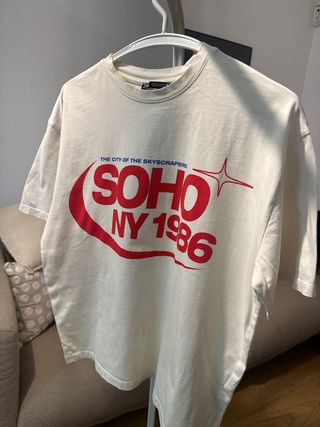 Camiseta Zara SOHO NY 1986 Talla S