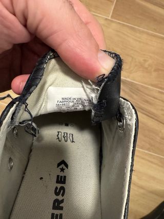 Zapatillas Converse All Star Negras Talla 38