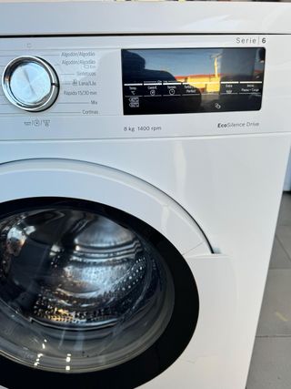 LAVADORA BOSCH 8 KILOS 