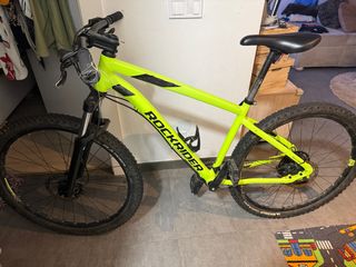 Bicicleta Montaña Amarilla Flúor