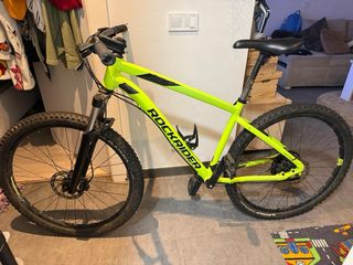 Bicicleta Montaña Amarilla Flúor