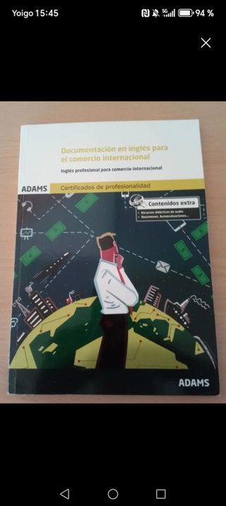 Dos libros de inglés para comercio internacional
