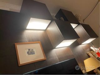 Parete attrezzata Roche Bobois legno wenge