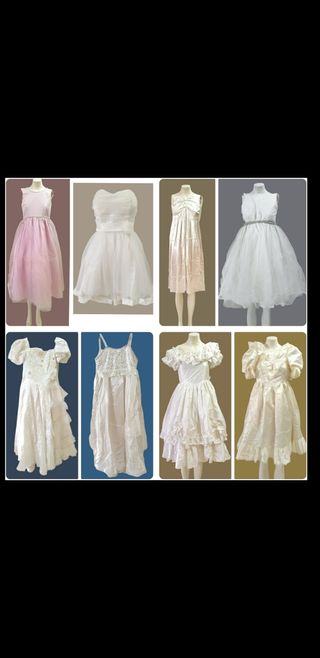 LOTE 8 VESTIDOS DE NIÑA HALLOWEEN Y CARNAVAL