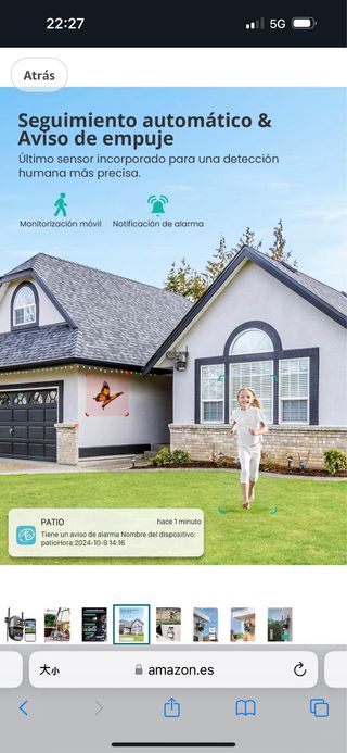 Cámara Vigilancia WiFi Exterior 5G