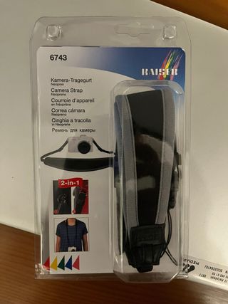 Tracolla KAISER per fotocamera reflex. NUOVO