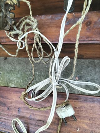 Pareja de apliques espejo vintage