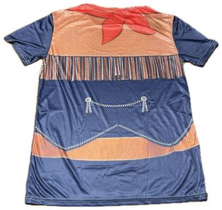Camiseta disfraz vaquero talla única