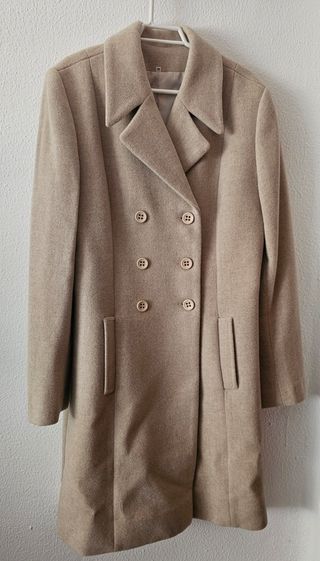 Chaquetón/Gabardina beige