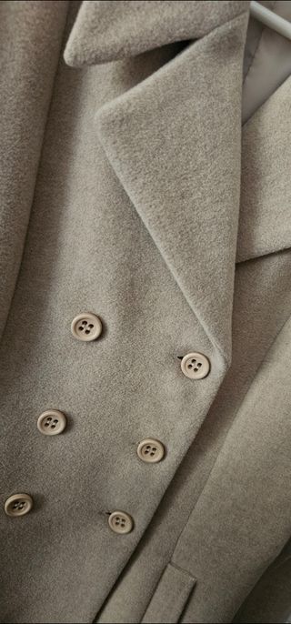 Chaquetón/Gabardina beige