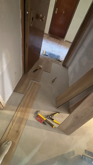 Instalación de tarimas