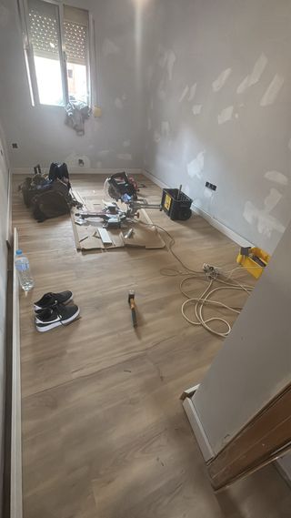 Instalación de tarimas