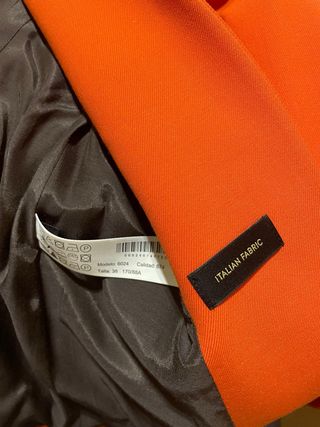 Blazer naranja Massimo Dutti