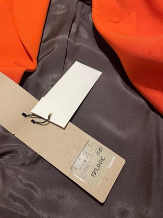 Blazer naranja Massimo Dutti