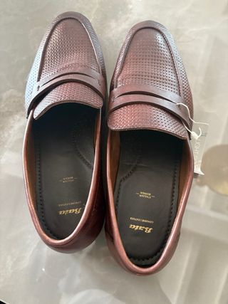 Scarpe uomo Bata marroni mocassini pelle