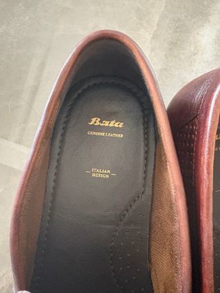 Scarpe uomo Bata marroni mocassini pelle