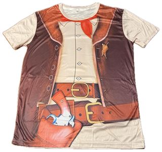 Camiseta disfraz vaquero
