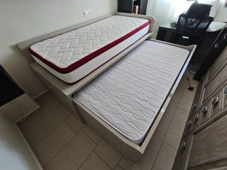 Cama nido moderna de tela