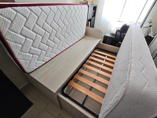Cama nido moderna de tela