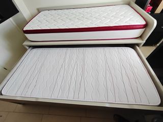 Cama nido moderna de tela