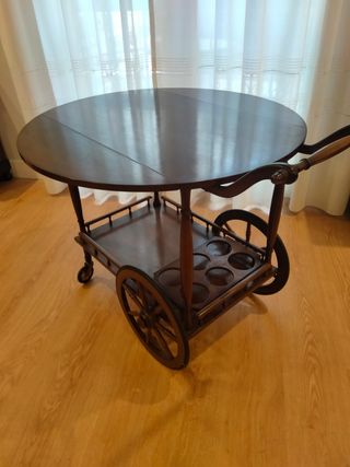 Mueble Bar Vintage color nogal