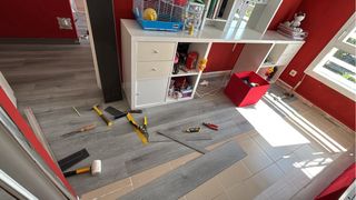 Instalación de tarimas