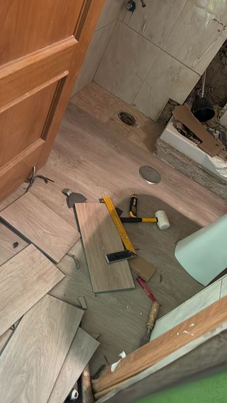 Instalación de tarimas
