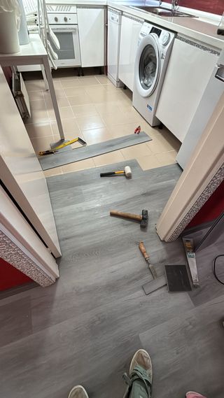 Instalación de tarimas