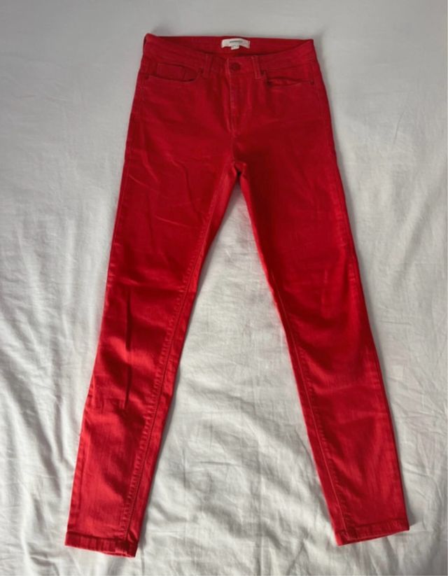 Pantalones pitillo Springfield coral