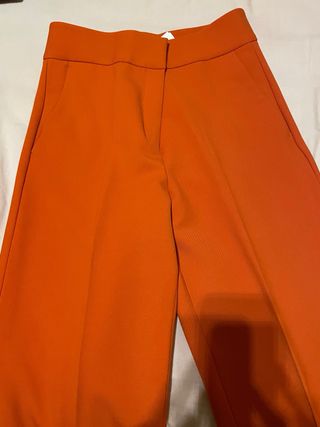 Pantalón Massimo Dutti Naranja Talla M