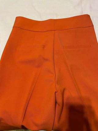 Pantalón Massimo Dutti Naranja Talla M