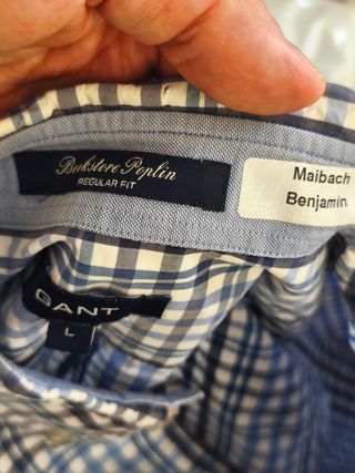 Camicia Uomo Gant Taglia L Fantasia Check