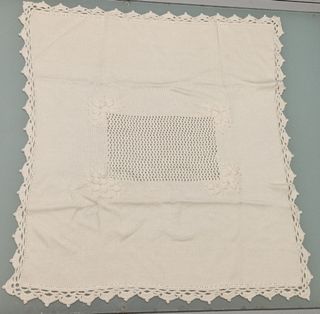 Copertina neonato fatta a mano in lana